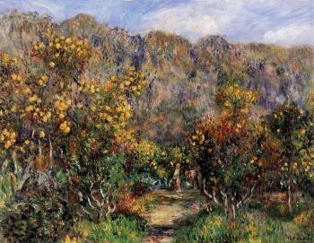 皮埃爾 奧古斯特 雷諾阿 Landscape with Mimosas 皮埃爾 奧古斯特 雷諾阿 Landscape with Mimosas